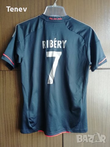 Bayern Munich Franck Ribery Adidas оригинална рядка детска тениска фланелка Байерн Мюнхен Рибери 