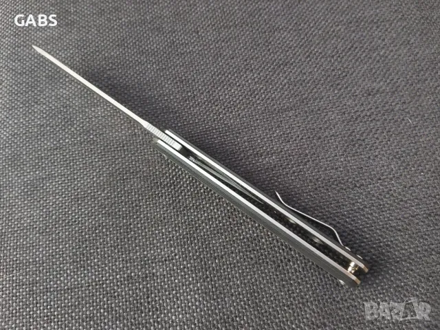 Сгъваем джобен нож стомана D2, D111, снимка 6 - Ножове - 49446216