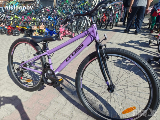 CROSS Велосипед 26" HARMONY лилав, снимка 4 - Велосипеди - 53830781