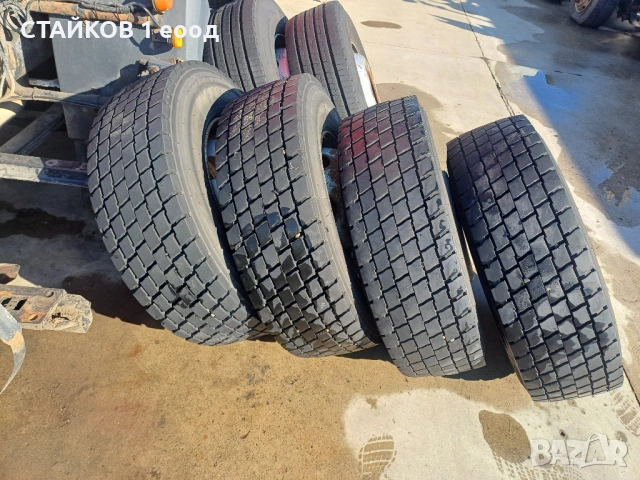 4 броя гуми с джанти 285/70/17.5