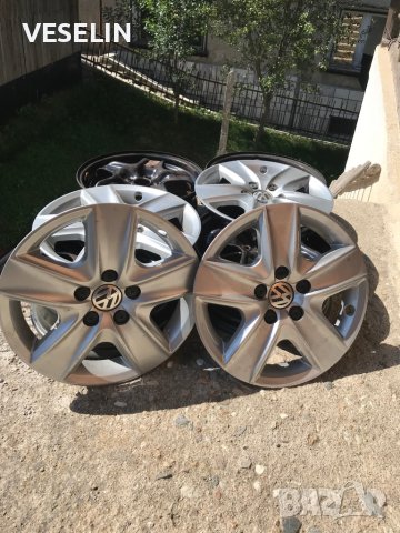 ОРИГИНАЛНИ МЕТАЛНИ ДЖАНТИ С ОРИГИНАЛНИ ТАСОВЕ ЗА ФОЛКСВАГЕН ПАСАТ, снимка 5 - Гуми и джанти - 41904241