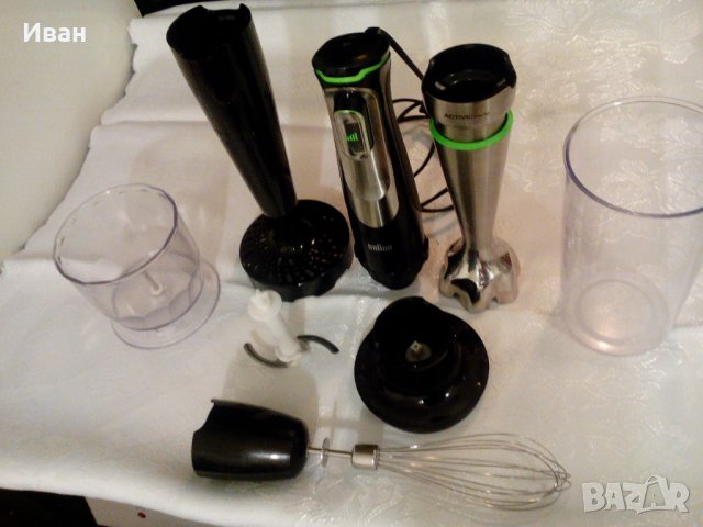 Мощен Пасатор с чопър BRAUN MULTIQUICK AKTIVBLADE 1000W, снимка 4 - Чопъри и пасатори - 40257297