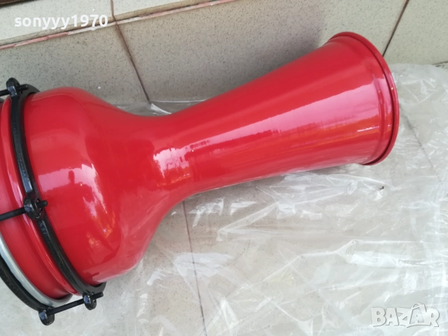 ЧЕРВЕНА ГОЛЯМА ТАРАМБУКА С БОЛТОВЕ 2908251720, снимка 7 - Ударни инструменти - 51536167