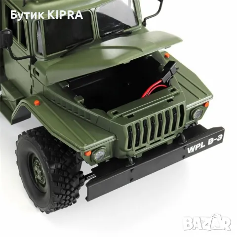 Детска количка тип руски военен камион модел NaughtyDragon с дистанционно TOYCAR8, снимка 11 - Коли, камиони, мотори, писти - 48144783