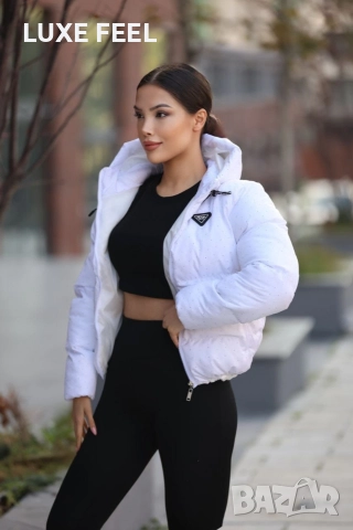 Дамски Зимни Якета с Камъни ⚜️Prada, снимка 12 - Якета - 52564541