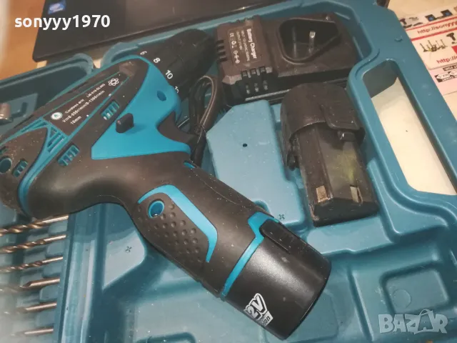 ВИНТОВЕРТ С ДВЕ БАТЕРИЙ И ЗАРЯДНО В КУФАР 1709241049, снимка 4 - Винтоверти - 47264704