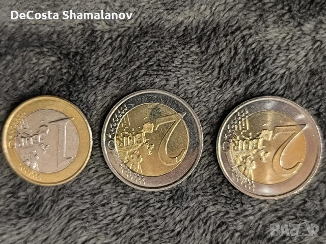 1 и 2 евро Хърватска , снимка 2 - Нумизматика и бонистика - 53419199