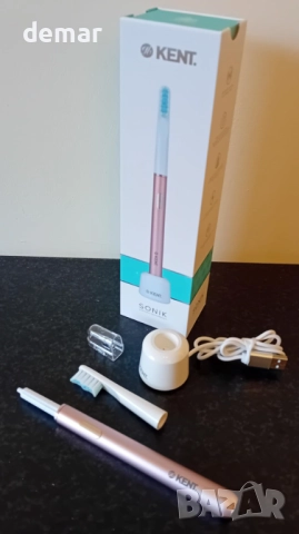 Електрическа четка за зъби Kent Brushes SONIK, акумулаторна, 3 режима, снимка 7 - Други - 52535258