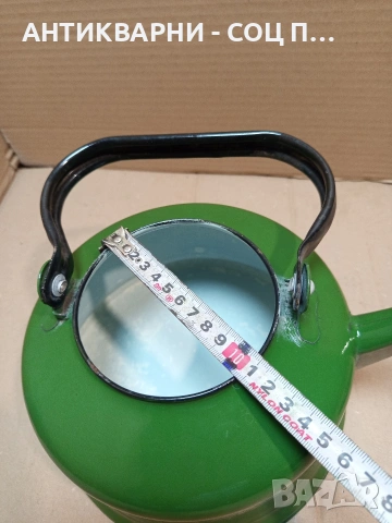 Соц Стар Емайлиран Чайник. НОМЕР 1702., снимка 14 - Антикварни и старинни предмети - 53818768