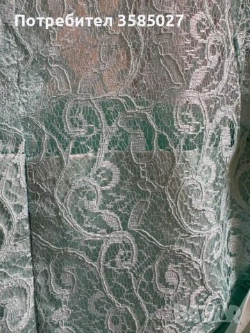 Тюркоазена рокля тип принцеса – лека, ефирна, елегантна, снимка 3 - Детски рокли и поли - 52859998