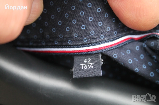 Мъжка оригинална риза ''Tommy Hilfiger'' , снимка 9 - Ризи - 53815395