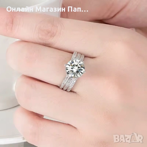 Сребърен пръстен 925 с циркон 5A – Елегантно бижу за жени, снимка 2 - Пръстени - 52374652