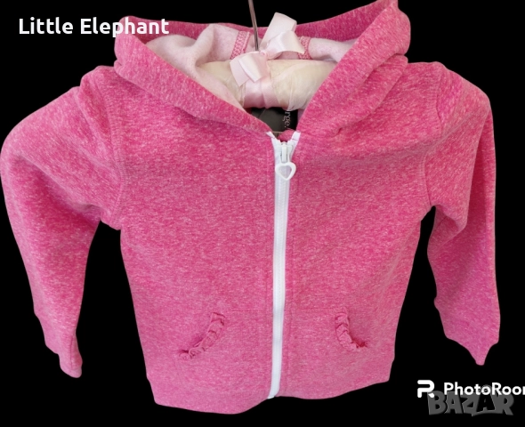 Суитччер сърце за 3-4 год мом"Our hearts",тъмно розов,Англия/нов