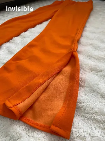 Оранжев панталон, снимка 3 - Панталони - 48649543