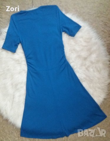 СТРАХОТНА синя кукленска рокля, снимка 4 - Рокли - 41893484