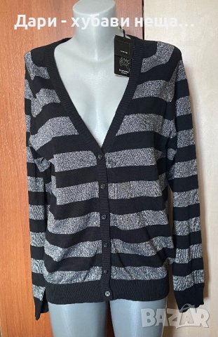 Тънка жилетка в черно и сребристо🍀❤️M/L,L❤️🍀арт.116, снимка 2 - Жилетки - 41023159