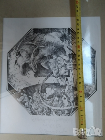 картина-стара графика, снимка 5 - Картини - 36079966