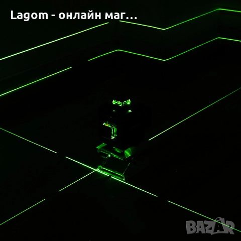 4D лазерен нивелир 16 линии – зелен 360° самонивелиращ, IP54, 2 батерии, скоба за стенен монтаж, снимка 16 - Други инструменти - 52561216