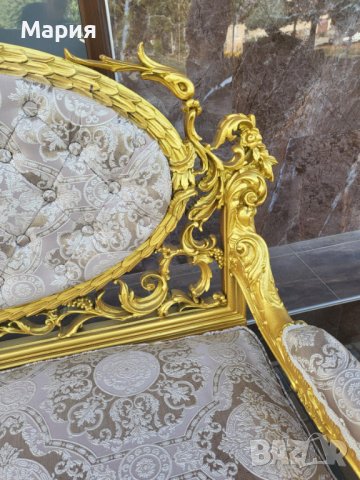Италианска барокова холна гарнитура Silik 065, снимка 6 - Дивани и мека мебел - 42315068