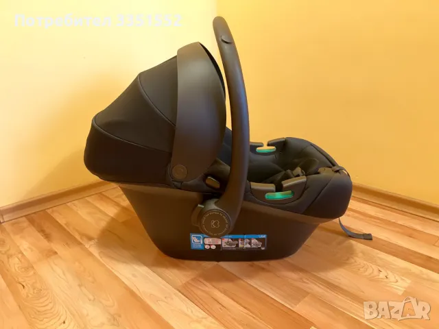 Стол за кола Kikkaboo i-size (40-87 см) и Isofix основа, снимка 2 - Столчета за кола и колело - 48268736