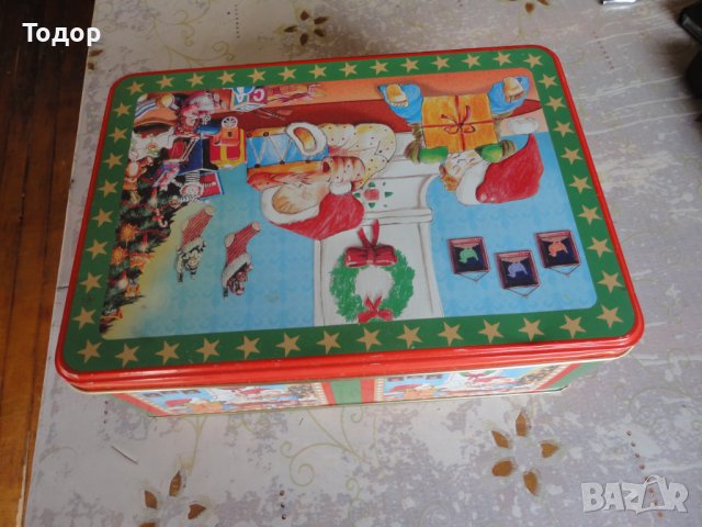 Литографска тенекиена ламаринена кутия 11, снимка 3 - Колекции - 40590879