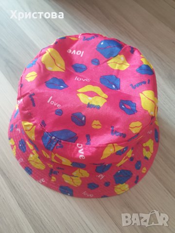 Лятна неонова плажна шапка - 8,00лв., снимка 2 - Шапки - 41478877