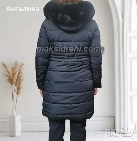 Елегантно дамско зимно яке с две лица., снимка 3 - Якета - 52385947