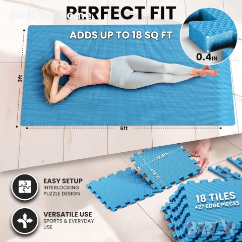 Комплект постелки за фитнес bemaxx - 18 бр, снимка 2 - Други стоки за дома - 53761054