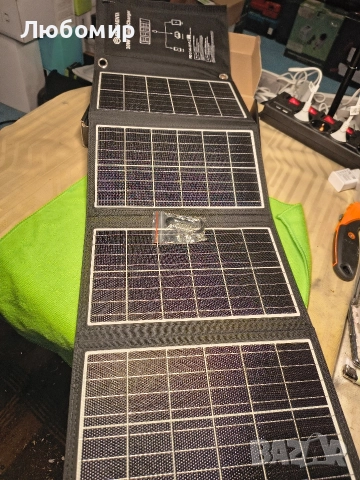 ELECAENTA 30W Соларно зарядно за туризъм PD18W Преносимо сгъваемо и водоустойчиво соларно , снимка 3 - Друга електроника - 52669242