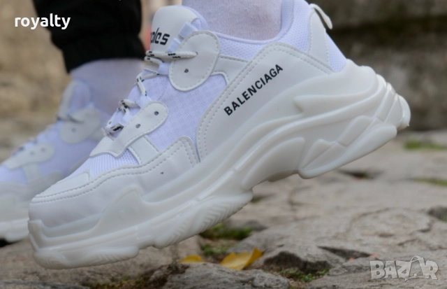 Balenciaga TripleS бели дамски маратонки 