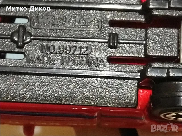 Fire Dept Emergency Service Ford F Series Red Welly колекционерска количка, снимка 7 - Колекции - 50518024