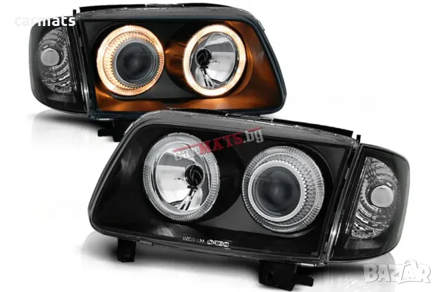 Кристални фарове ANGEL EYES за VW Polo 6N2 (1999-2001) - черни