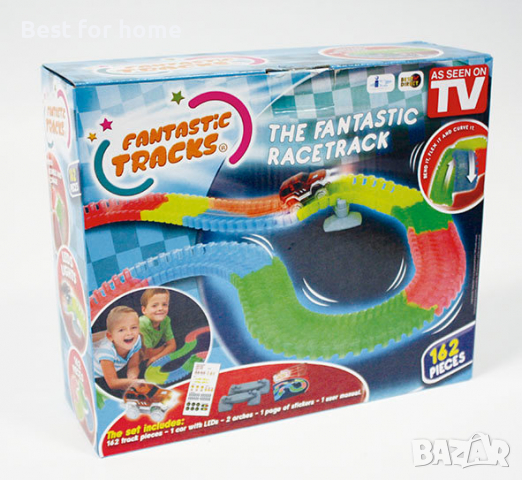 Фантастично състезателно трасе- кола и писта 162 части, снимка 6 - Коли, камиони, мотори, писти - 36243351