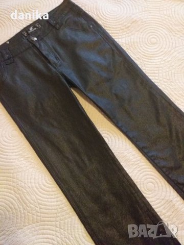 Дамски панталон с блясък М , снимка 6 - Панталони - 34453822