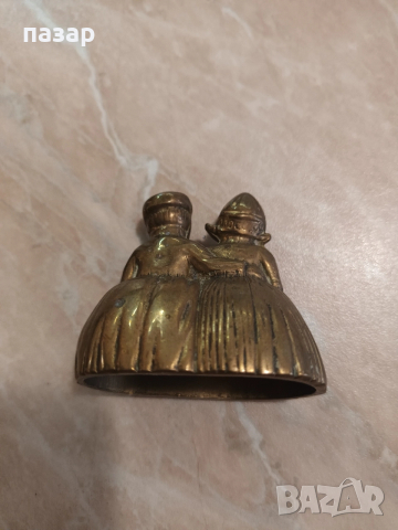 Бронзово звънче за колекция, снимка 2 - Антикварни и старинни предмети - 52856149