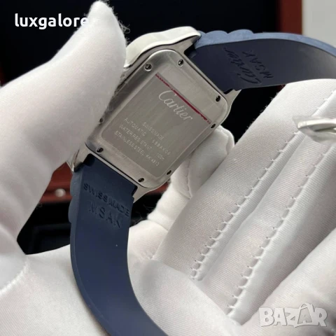 Мъжки часовник Cartier Santos de Cartier с автоматичен механизъм, снимка 7 - Мъжки - 50953418