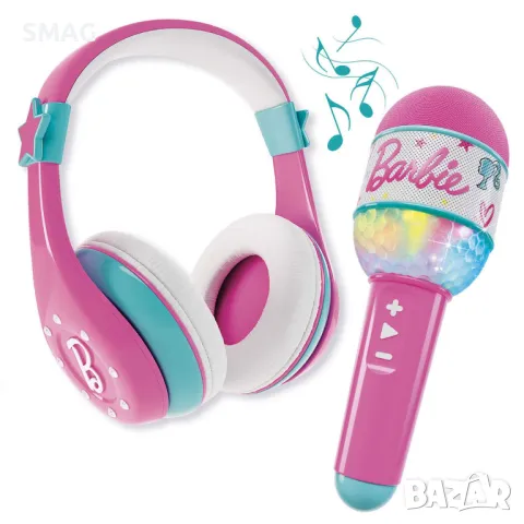 Bluetooth слушалки и микрофон Barbie Sound your Style S_1245173, снимка 2 - Музикални играчки - 49204634