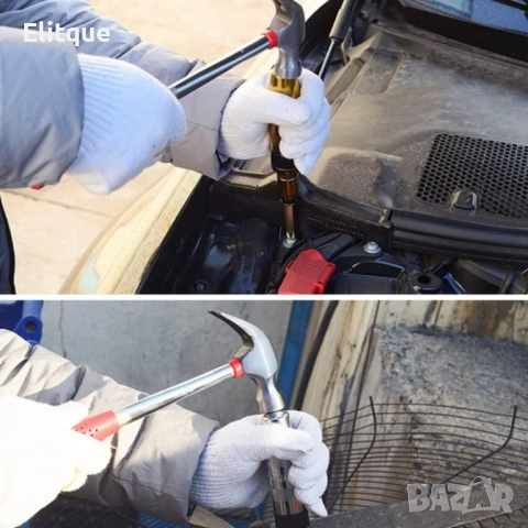 Комплект ударна отвертка в комплект с 6 броя накрайници в кутия, снимка 8 - Други стоки за дома - 52888991