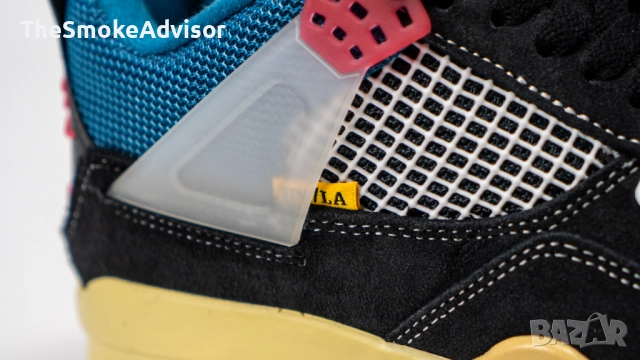 Обувки Nike Jordan 4 Retro Union Off Noir, снимка 7 - Маратонки - 52173916