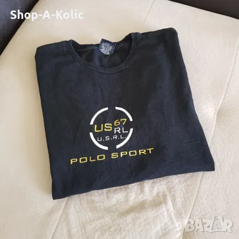 Original Vintage 90's Polo Sport 67 Polo RALPH LAUREN US 67 RL U.S.R.L. Long Sleeve Shirt, снимка 1