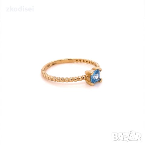 Златен дамски пръстен 1,44гр. размер:57 14кр. проба:585 модел:20015-2, снимка 3 - Пръстени - 42528382