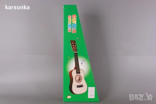 Дървена класическа акустична китара, снимка 3 - Музикални играчки - 52748611