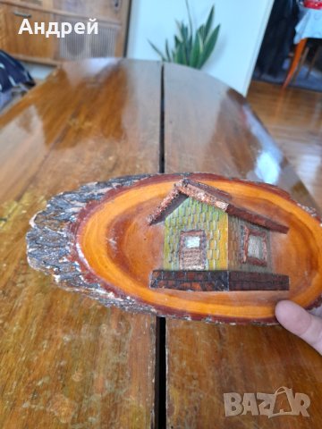 Стара дървена декорация,сувенир #20, снимка 4 - Антикварни и старинни предмети - 40450668
