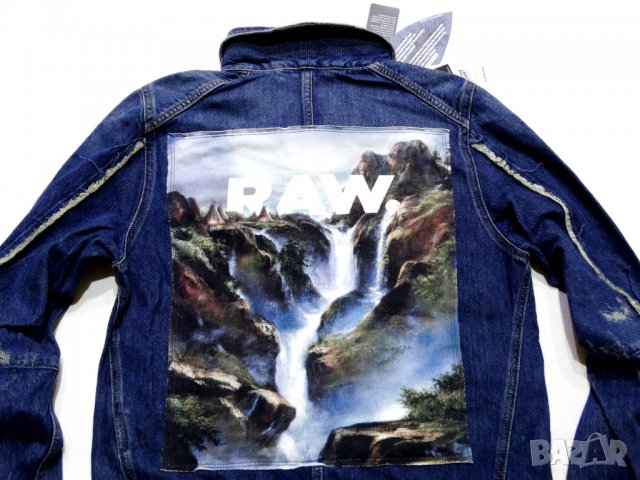 Ново Намалено Jaden Smith + G-Star Forces of Nature D-STAQ RFTP WATER 3D JKT Дънково Яке Унисекс - S, снимка 3 - Якета - 38992528