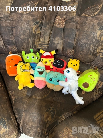 Плюшени играчки лот за кранче, снимка 4 - Плюшени играчки - 52418297