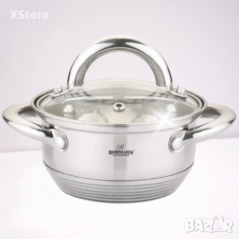 Тенджера Bohmann, 0.7 л./ 1 л., неръждаема стомана, снимка 5 - Съдове за готвене - 52496782