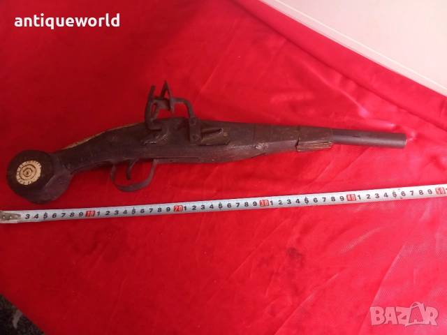 Стар Османски Пищов, Кремаклия, Пистолет Северна Африка, снимка 8 - Антикварни и старинни предмети - 53481538