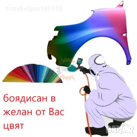 Нов Преден калник за Mercedes Sprinter от 2006 до 2013 година, снимка 3 - Части - 49326900