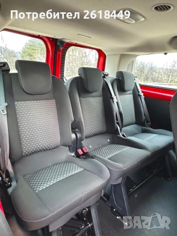 Ford Transit Custom 2.2 TDCi, 9 Места, Facelift, 2x Клима, EURO 6, LED, снимка 14 - Бусове и автобуси - 53407821