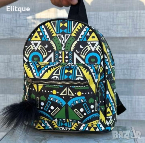 Компактни цветни ранички с пухче ,изкушение за всеки ценител., снимка 2 - Раници - 52855107